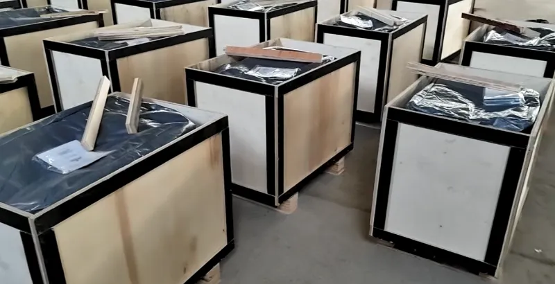 Entrega ! Shunhang Machine envia mais de 100 compactadores de placas a gasolina para Janpan