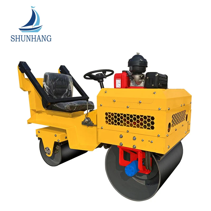 700 mm Compactação de tambor duplo 2.8 tons de direção