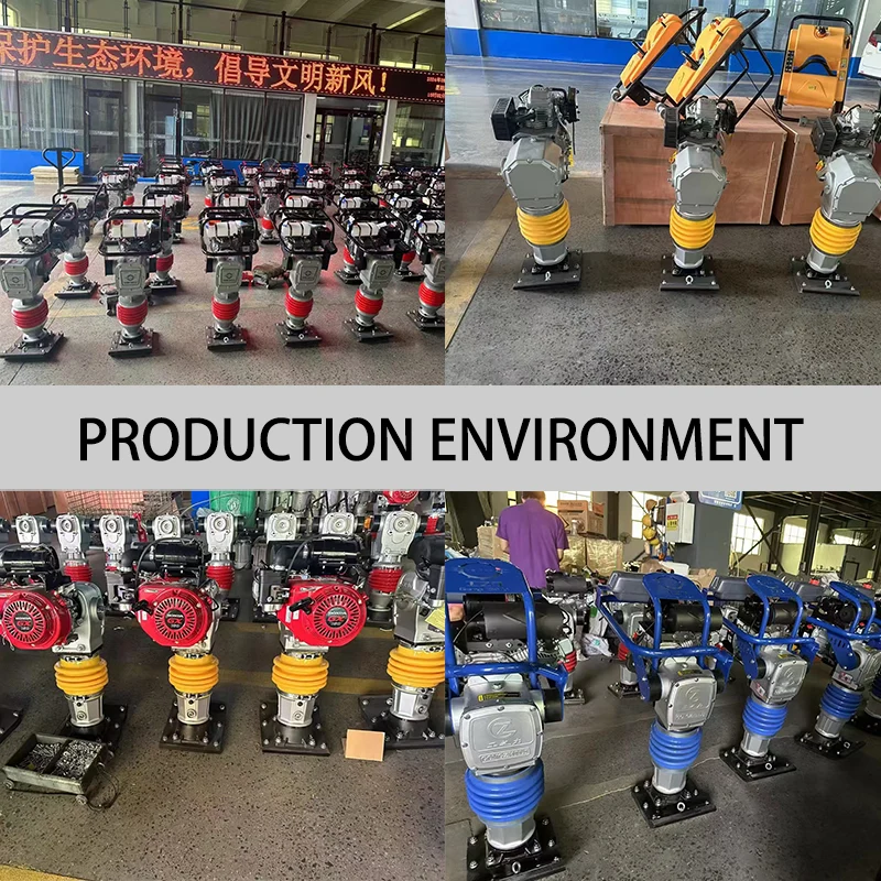 Jumping Jack Vibrating Compactor Rammer Gasoline Engine