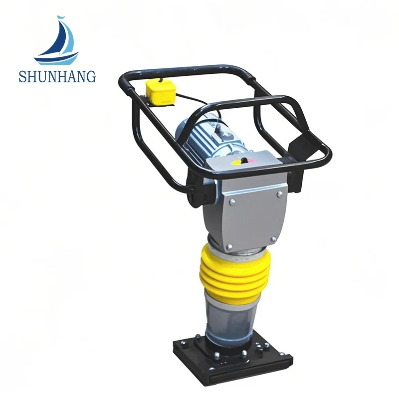 Motor elétrico com compactores vibrantes