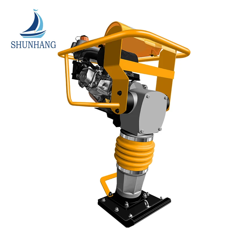 Motor de gasolina com compactores vibrantes